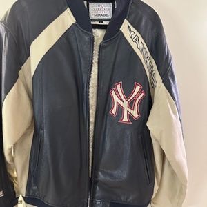 Leather Yankees Jacket